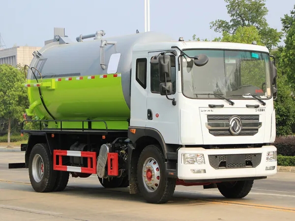 Dongfeng D9 sewage tanker truck,10m³-12m³ suction cleaning truck