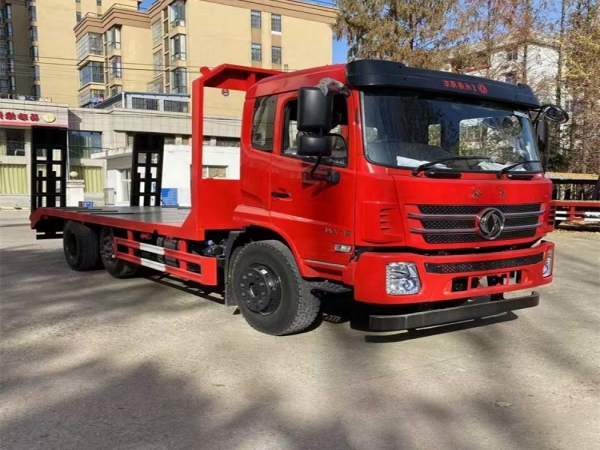 Dongfeng lifting bridge 17 ton flatbed trailer