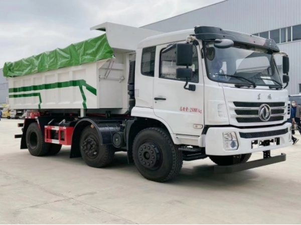 Dogfeng 6X2 hook arm garbage truck