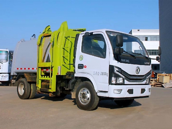 Dongfeng D6 6m³ self loading and unloading garbage truck