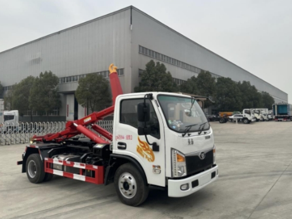 Sinotruk Haoman 4X2 Hook arm Garbage Truck