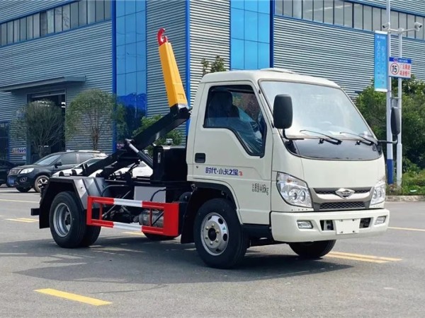 FOTON 3cbm 4cbm 5cbm  hook arm refuse truck