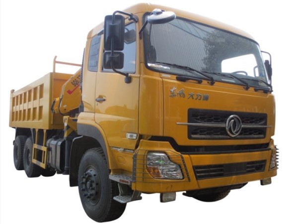 Dongfeng 30 Ton Dump Truck With Crane