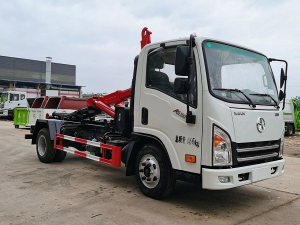 Dayun 4x2 basement detachable garbage truck