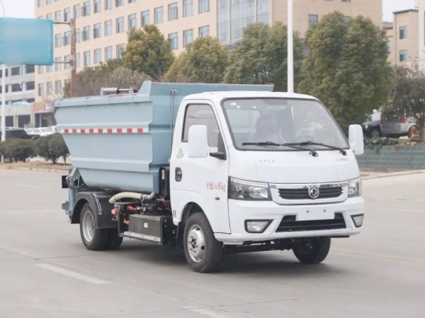 Dongfeng Tuyi 4m³ pure electric high-level dump garbage truck