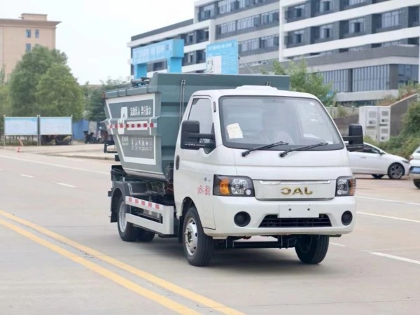 JAC pure electric high-level dump garbage truck