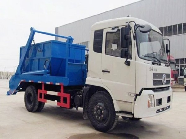 Dongfeng Tianjin 10cbm-12cbm swing arm garbage truck