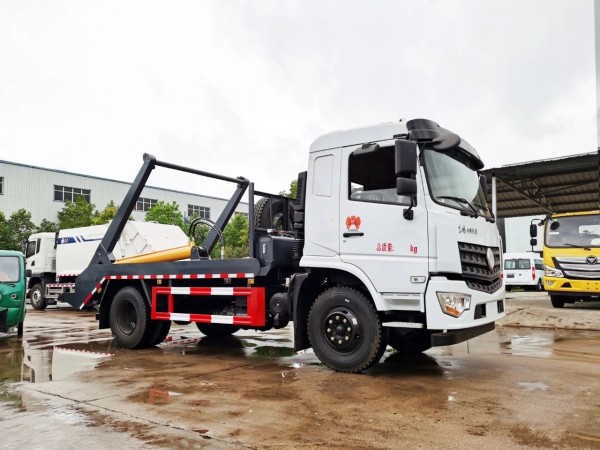 Dongfeng D3 4X2 swing arm garbage truck