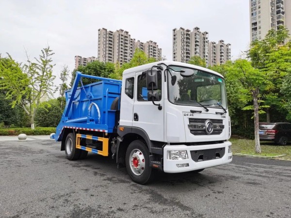 4X2 Dongfeng D9 swing arm garbage truck