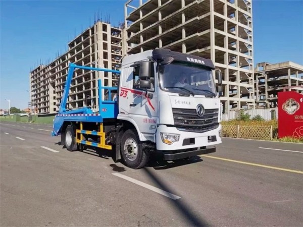 4X2 Dongfeng D3 swing arm garbage truck