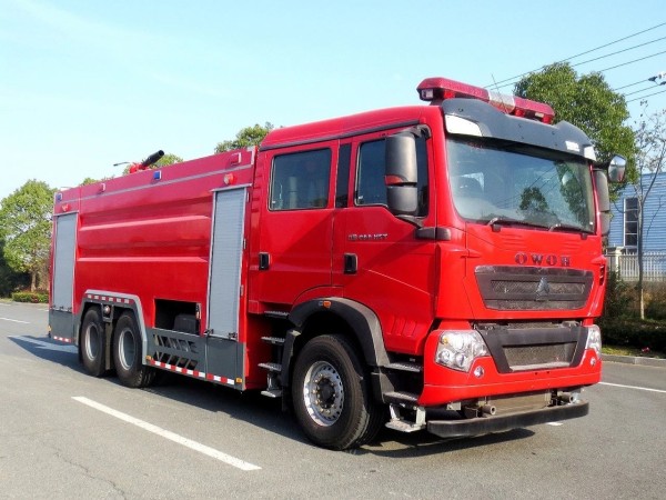 HOWO 6X4 17 ton foam fire truck