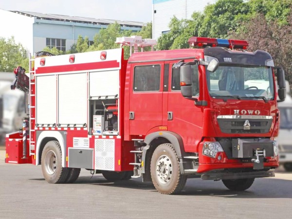 Sinotruk Howo 4X2 emergency rescue fire truck